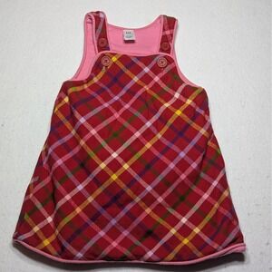 GAP Baby Quilted Plaid Jumper Dress | 12–18 Months | NWOT